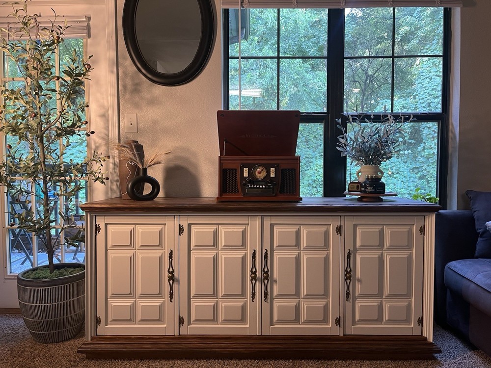 Vintage 1970’s Credenza / Buffet / Media Console – Refurbished