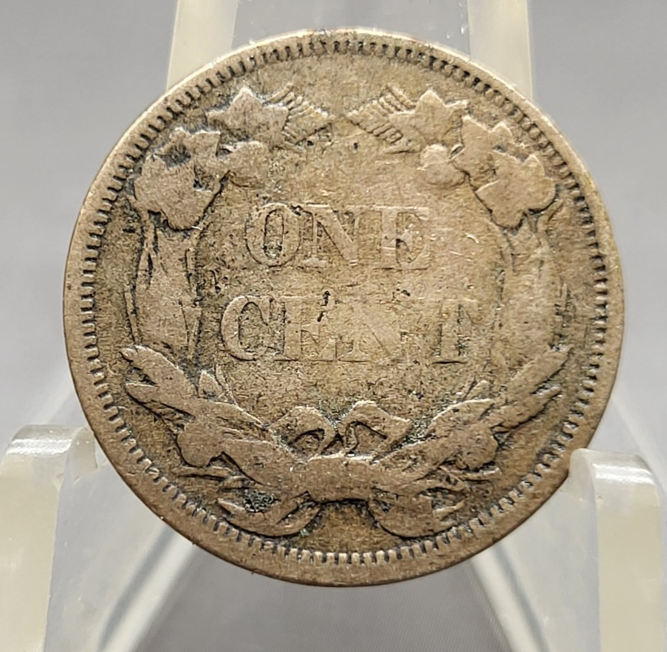 1858 U.S Flying Eagle Cent Penny Type Coin