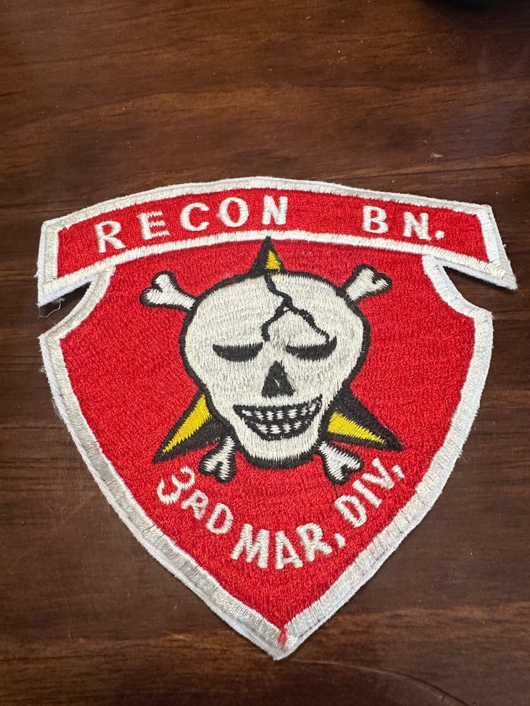 Vintage USMC Recon Battalion 3rd Marine Division Patch