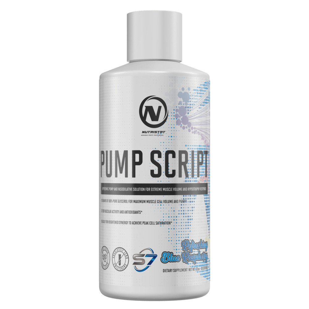 Nutristat Pump Script - Ultra Hydration Glycerol + S7 Muscle Volumizer - 32oz