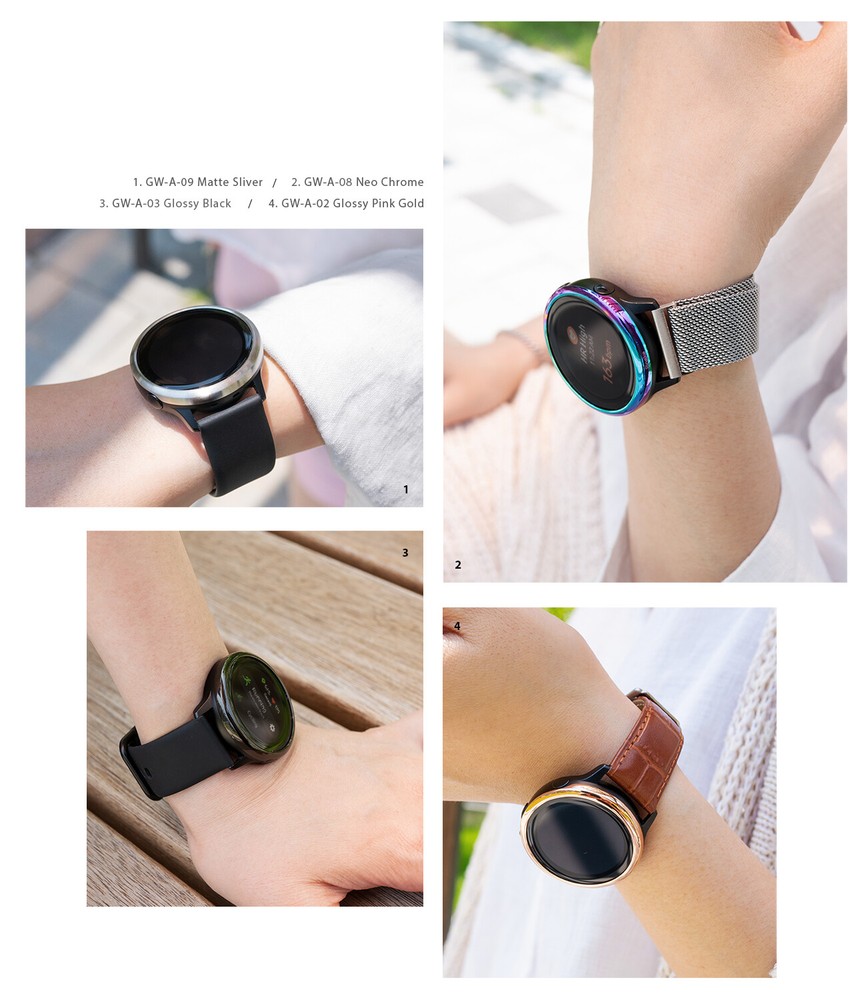 For Galaxy Watch Active / Active 2 40/44mm Ringke Bezel Styling Frame Case Cover