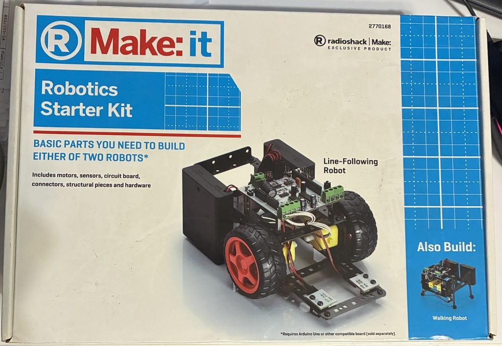 RadioShack Make: it Robotics Starter Kit - NEW IN BOX