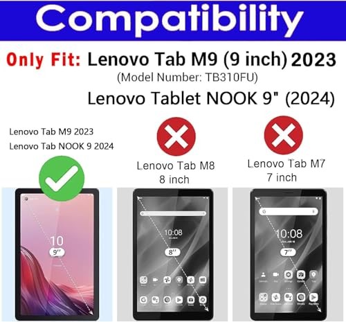 Screen Protector For Lenovo Tab M9 2023 / Tablet Nook 9" (2024), Tempered