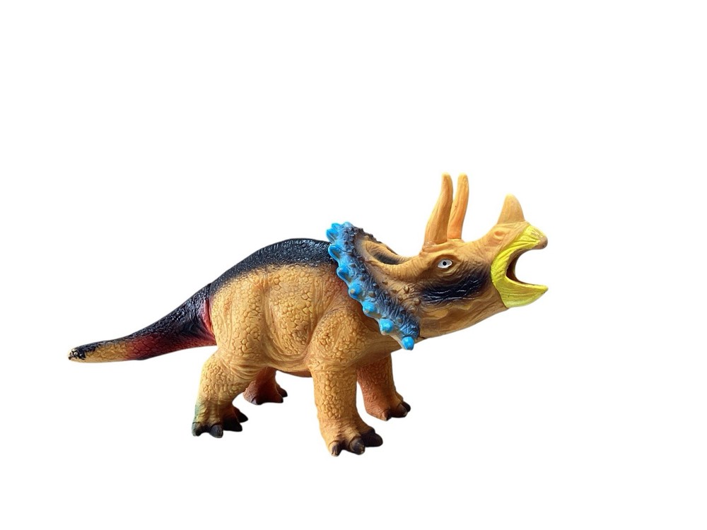 Triceratops Dinosaur Toy Figure Plastic