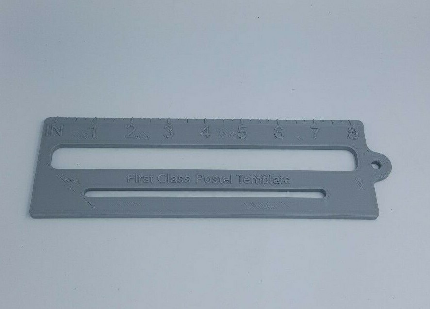 USPS Mail Template Letter Mail Large Envelopes & Flats Sizing Tool, Measure Tool