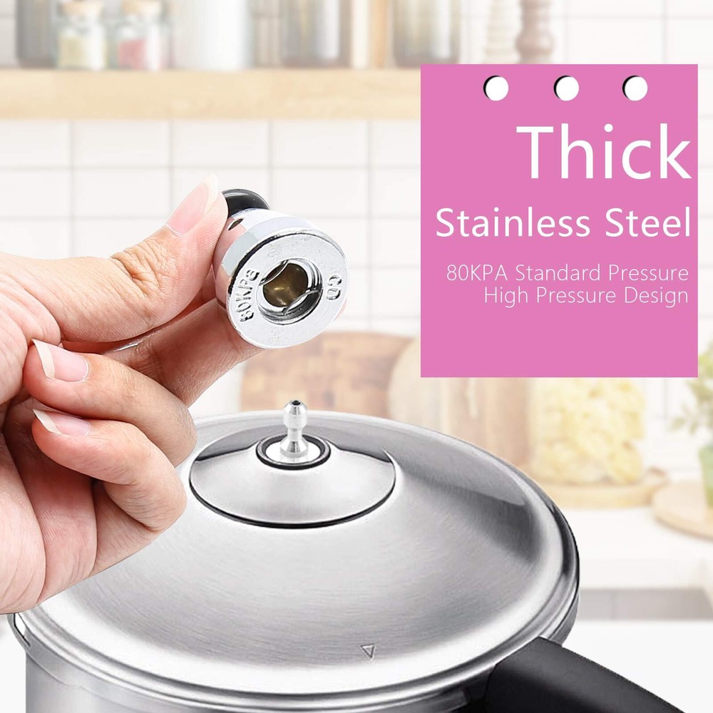 2 Pack Universal Pressure Cooker Relief Jigger Valve Anti-Blocking Exhaust Valve
