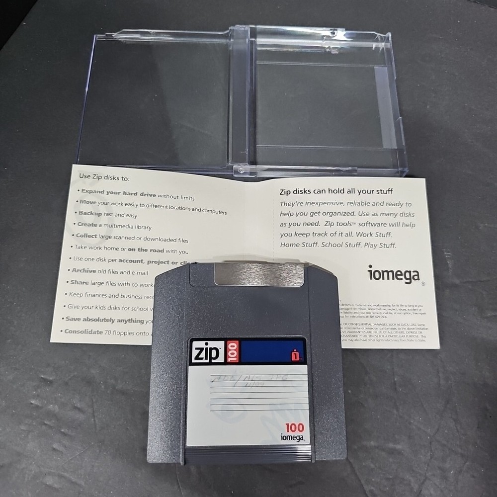 Iomega ZIP 100 disks formatted