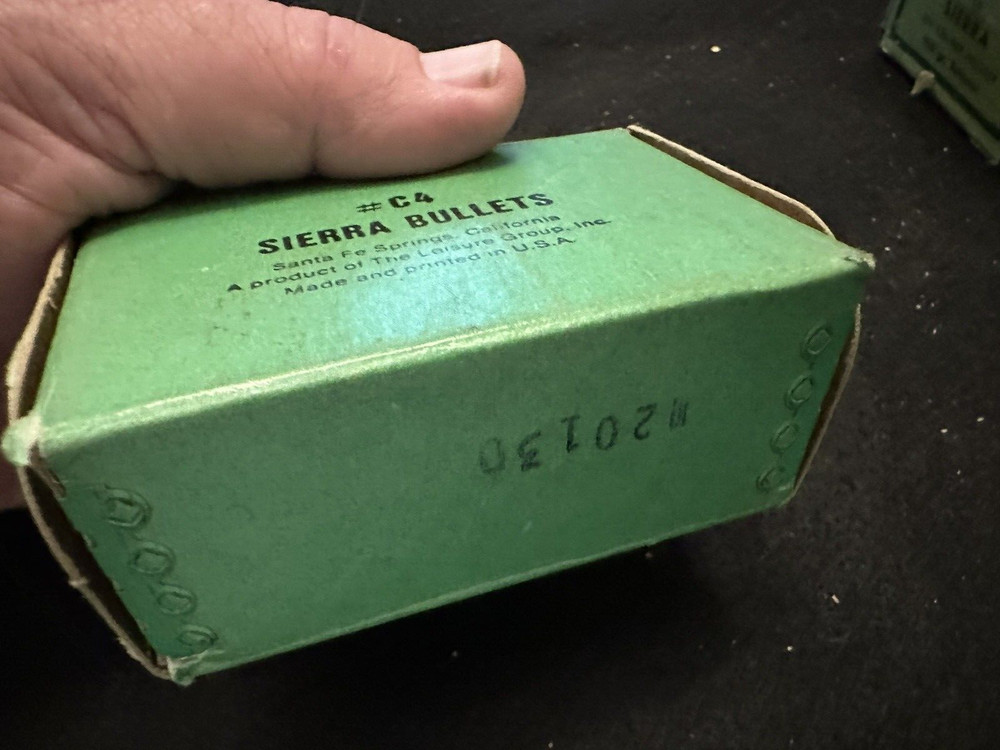 Two Empty Vintage Sierra Rifle Bullet Boxes - .308 & .270