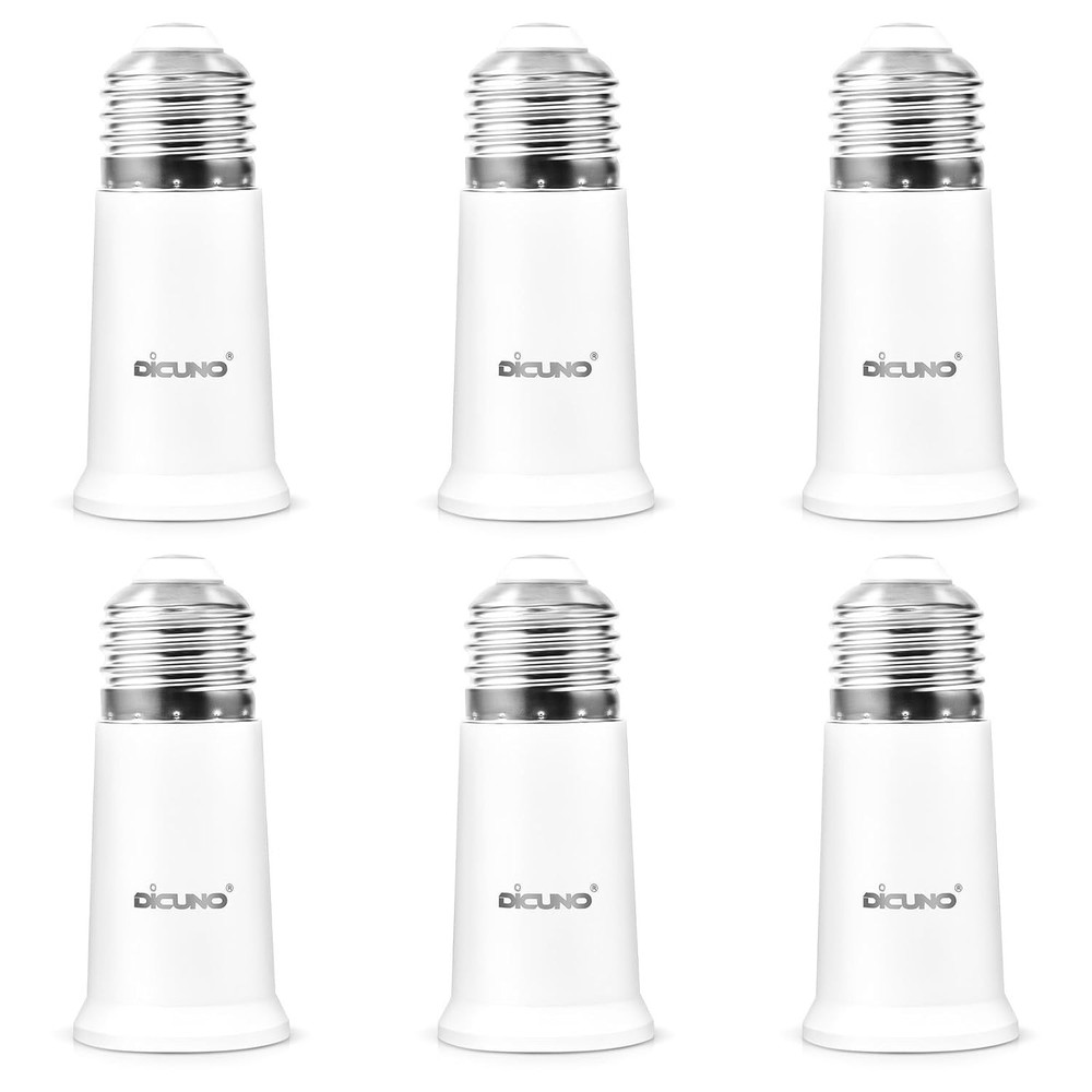 E26 Socket Extender, E26 Standard Medium Base Lamp Bulb Socket Adapter of 5CM...