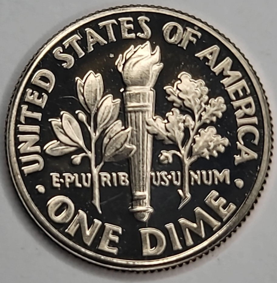 1986 S GEM PROOF DCAM ROOSEVELT DIME