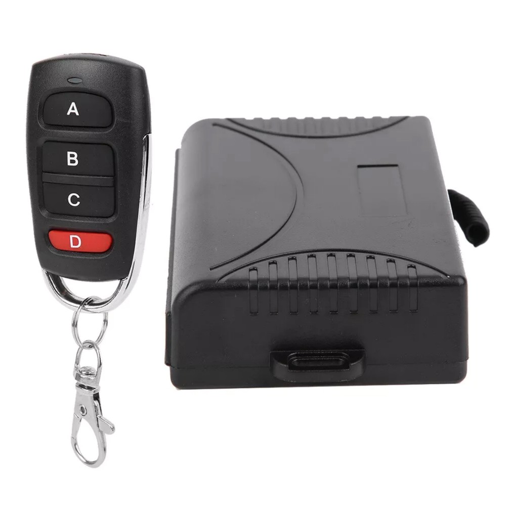 Receiver+Transmitter 4 Channel Remote Control Relay Switch Light Controller