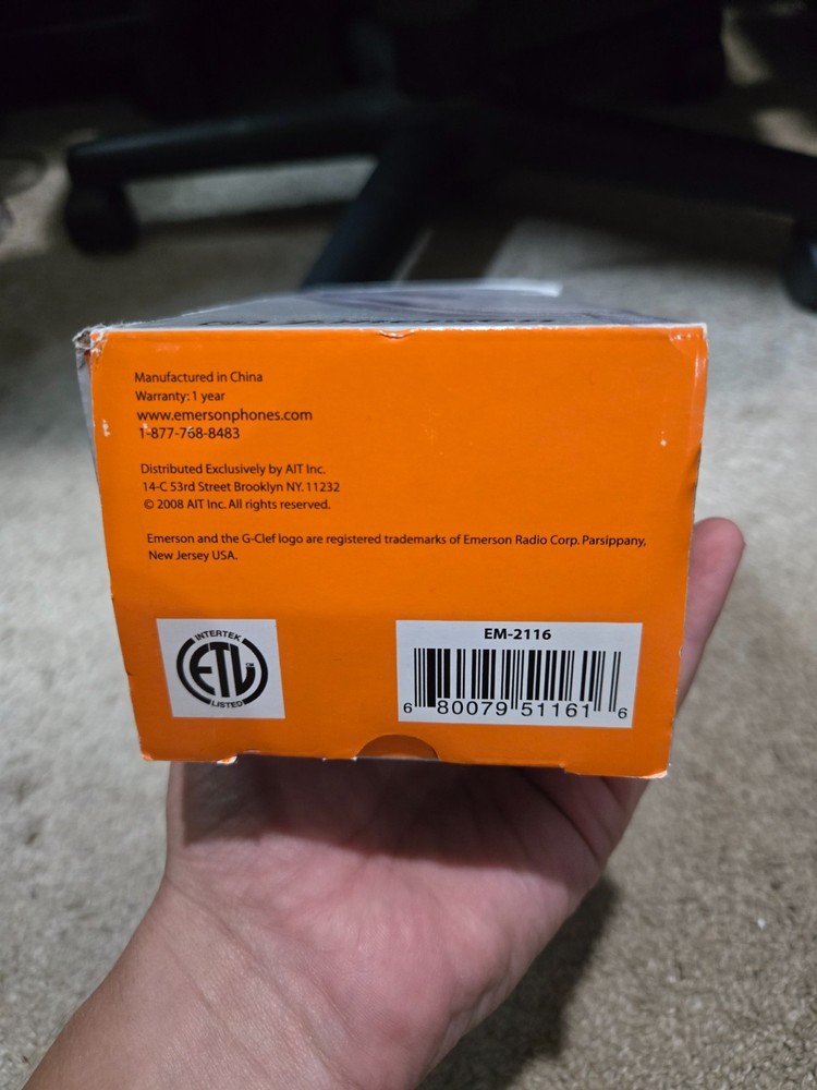 Emerson Slimline Telephone - New Open Box