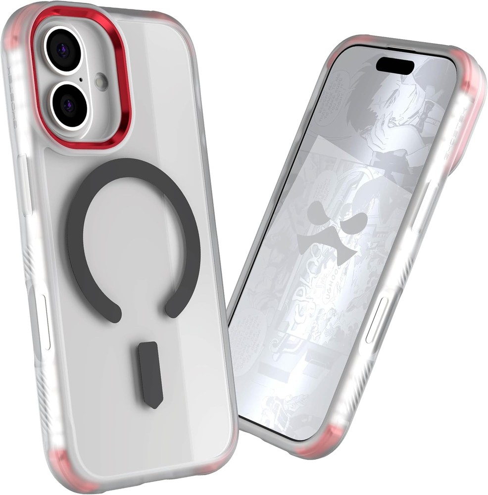 Ghostek iPhone 17 Covert Case, MagSafe Compatible, Non Slip Grip - Clear