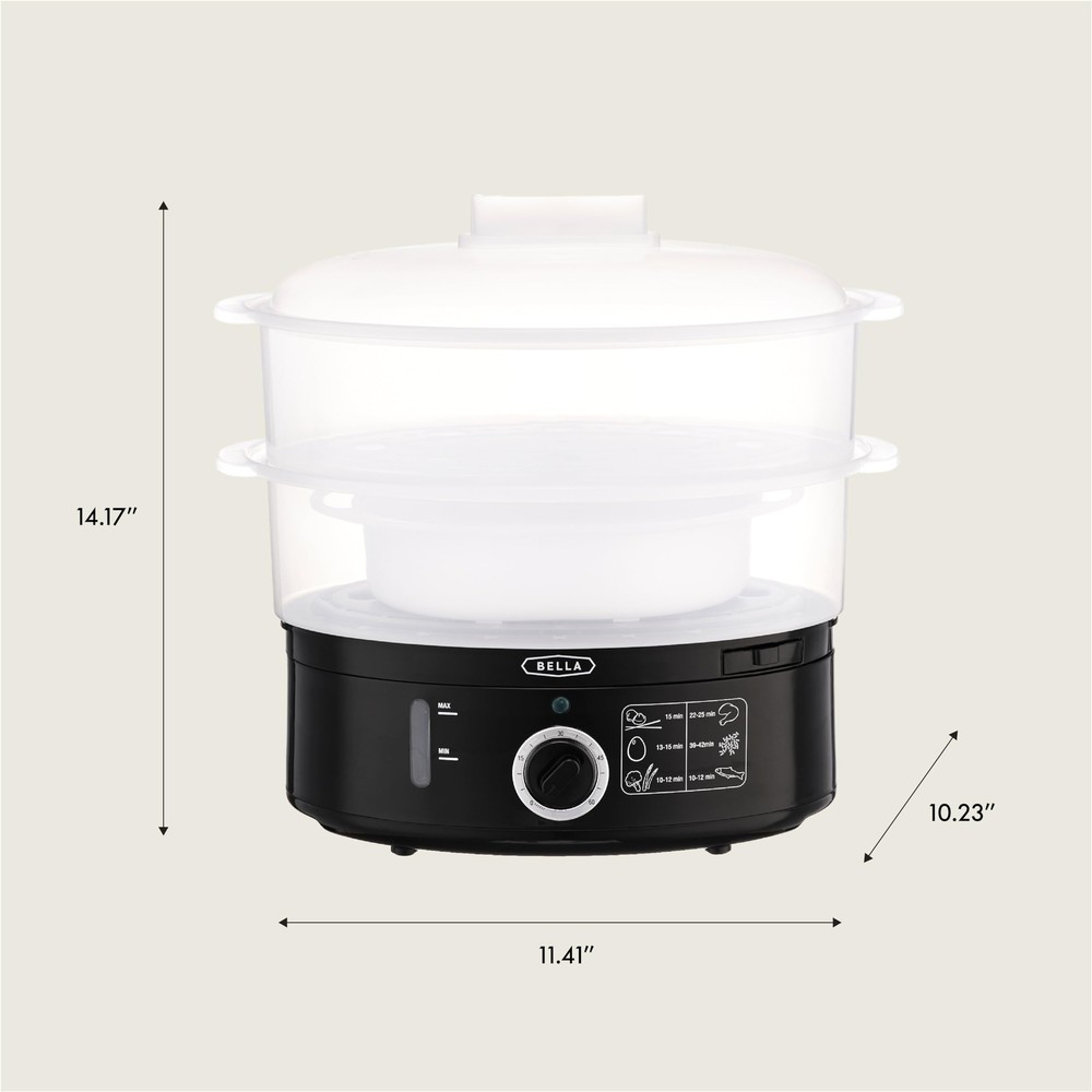 Food Steamer Cooker Electric Healthy Vegetable Steaming Pot Stackable Baskets