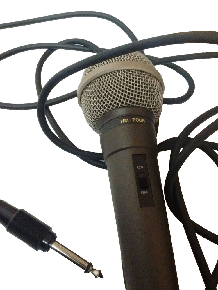 Dynamic Microphone HM-700B Imp. 500ohm 1/4" Mono