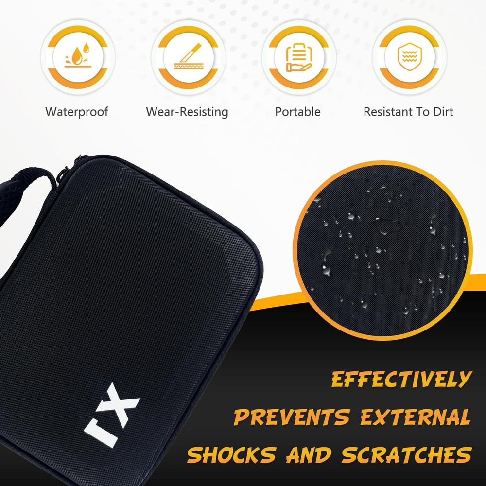 Black Camera Cases for Hoverair X1 Drone - Store Drone, Compact, Balck