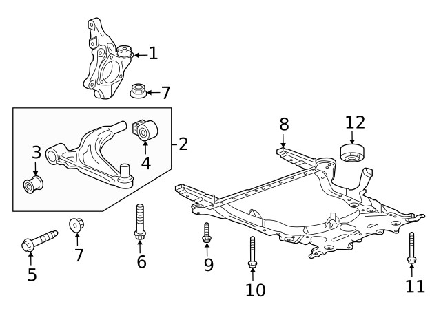 Genuine GM Driver Side Steering Knuckle 39030299