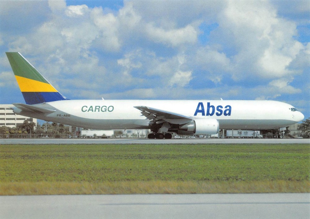 Airline Postcard   ABSA   CARGO   B-767-300   PR-ABB