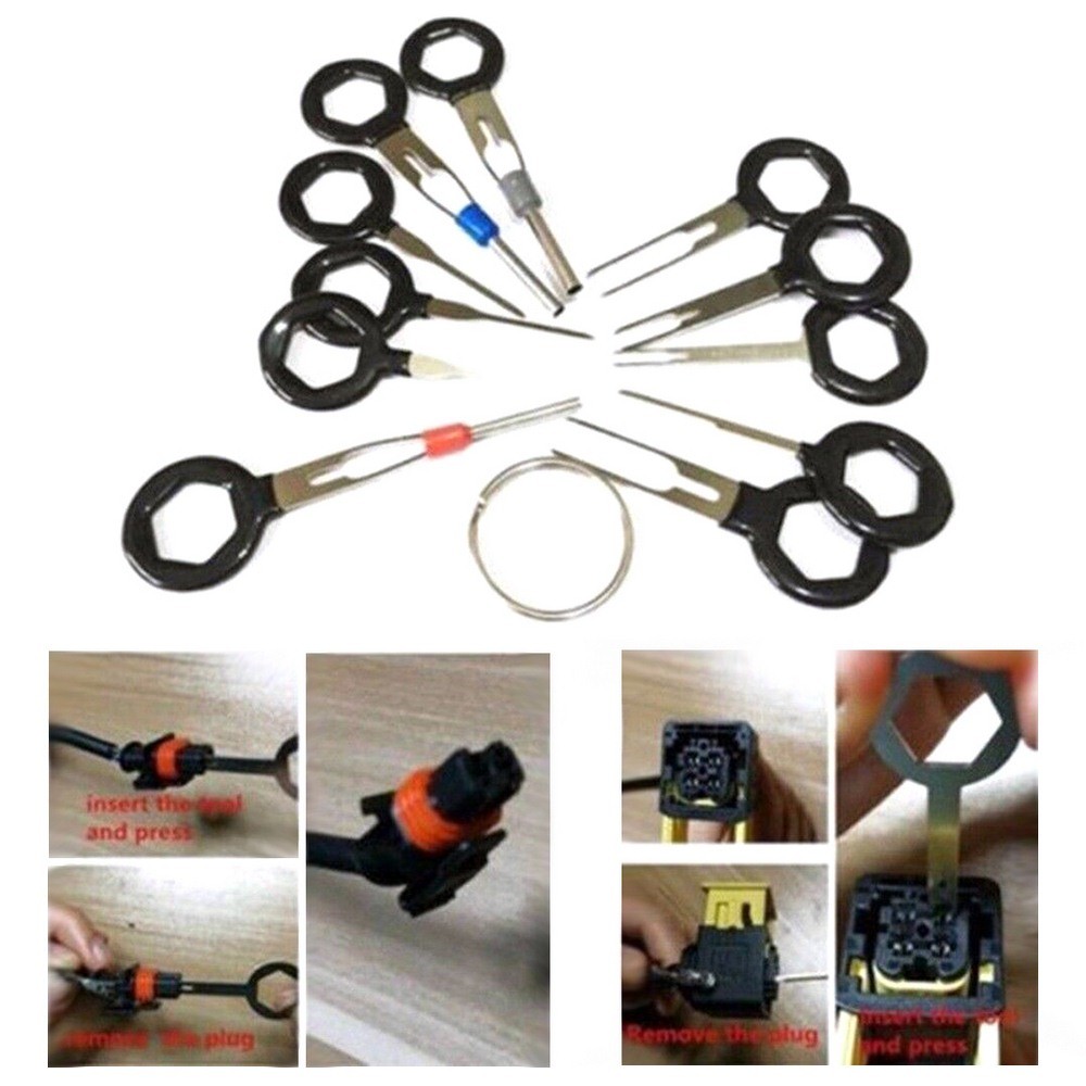 38Pcs Terminal Pin Removal Tool Kit Pin Extractor Tool Set Wire Terminal Release