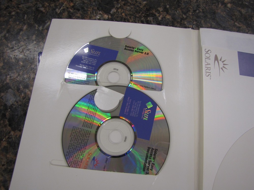 Vintage Sun Solaris Easy Access Server 3.0 SPARC Intel Platform Edition CD
