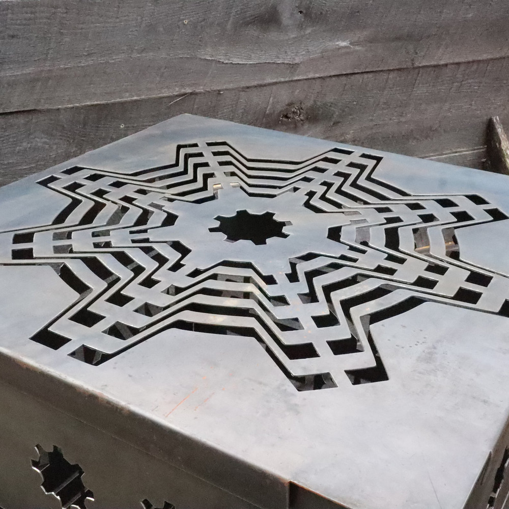 Metal Backyard Burn Bin