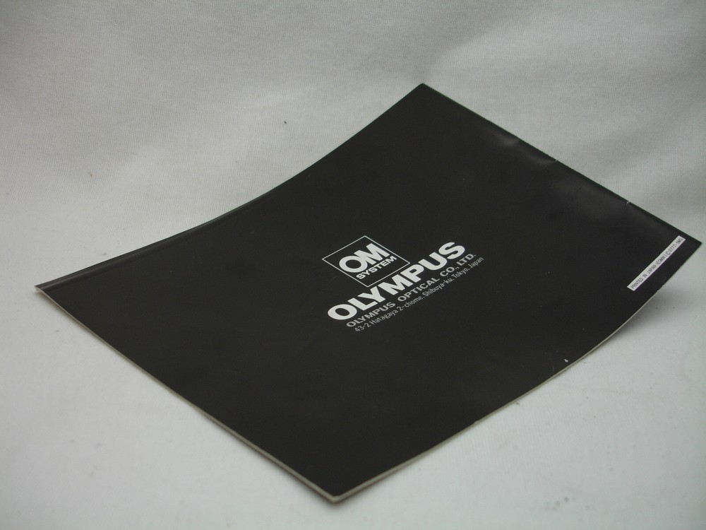 OLYMPUS winder 1 instructions / manual