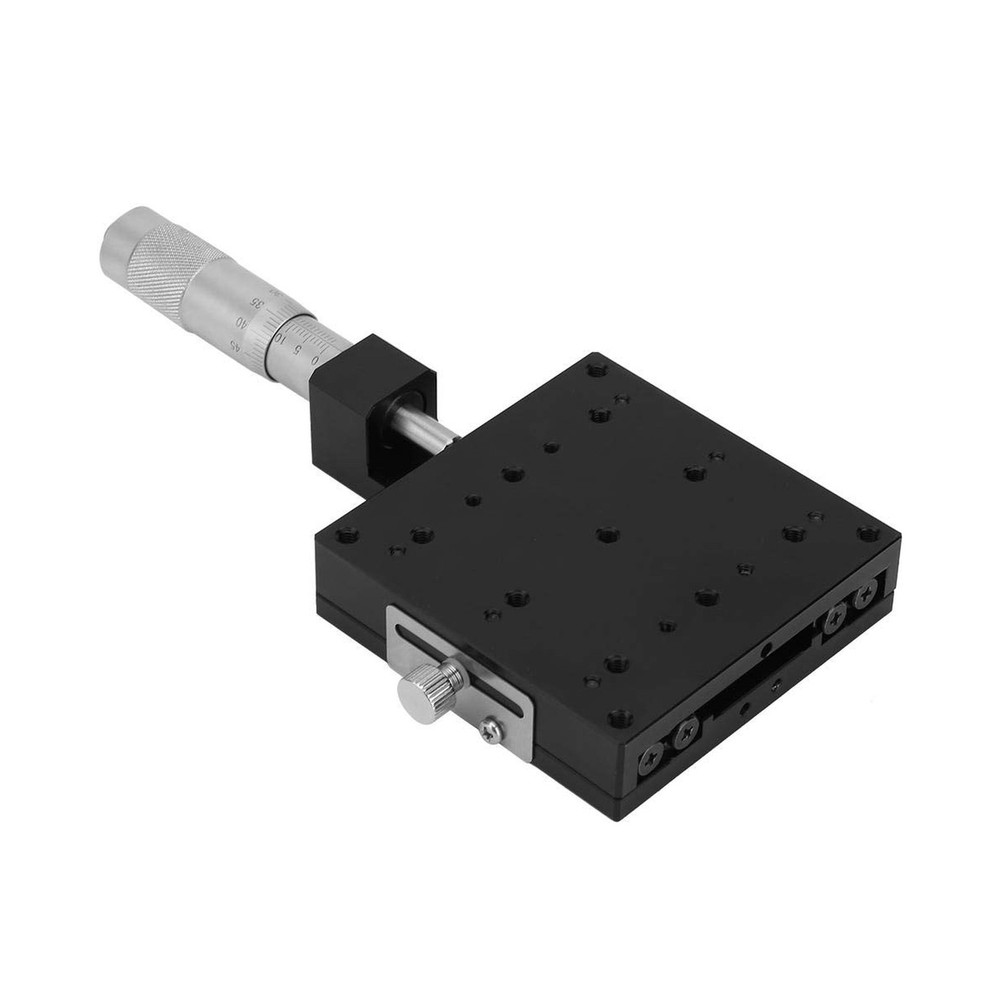 80 * 80mm X Linear Stage, X Micrometer Manual Platform Sliding Table for Opti...