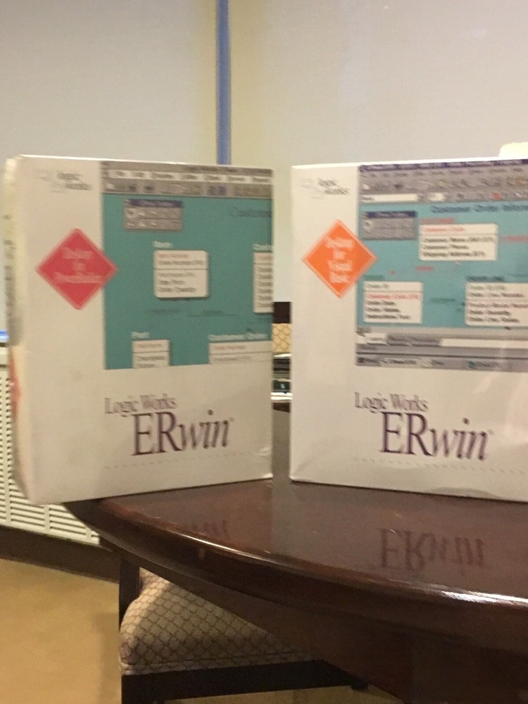 $10,000 ERwin/Desktop For Visual Basic And ER/Desktop For PowerBuilder.Brand New