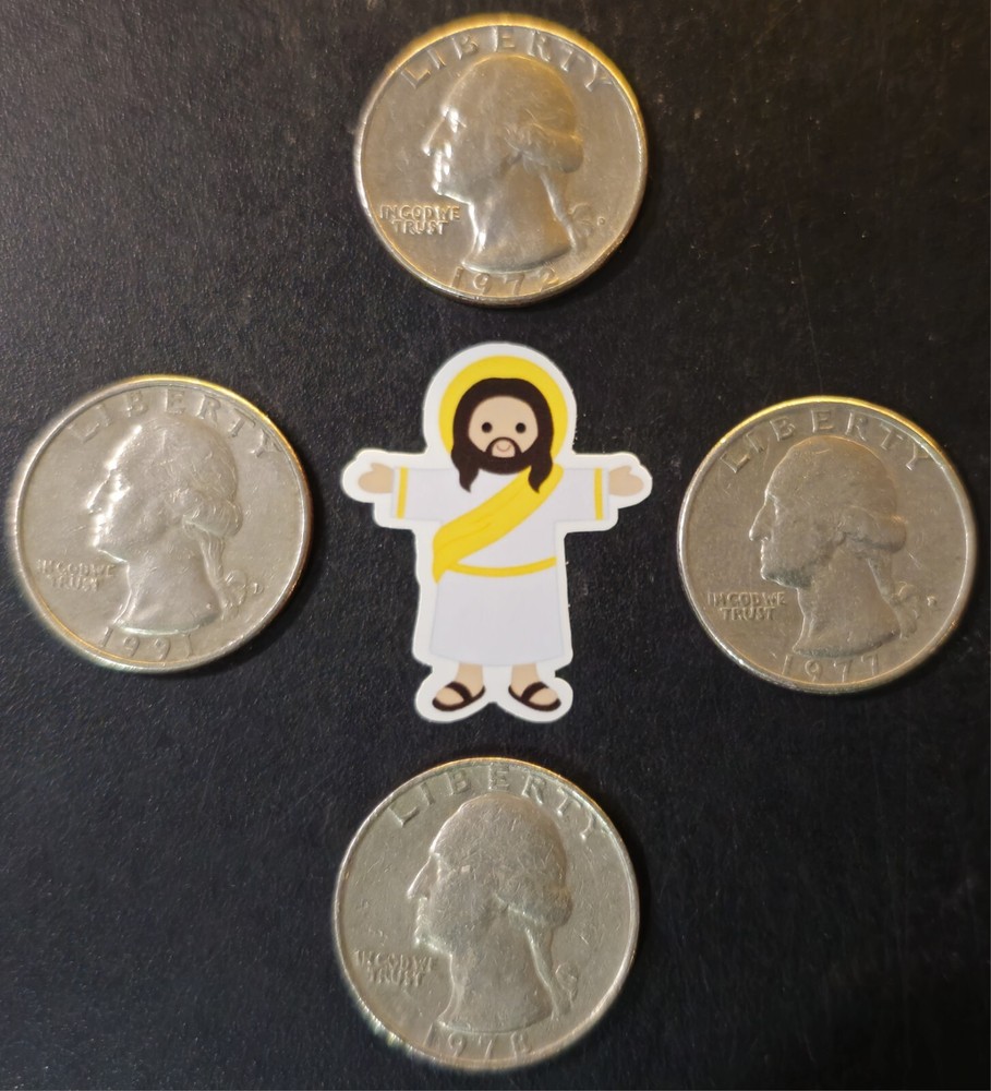 Jesus Stickers. (Affordable!) 12pcs.