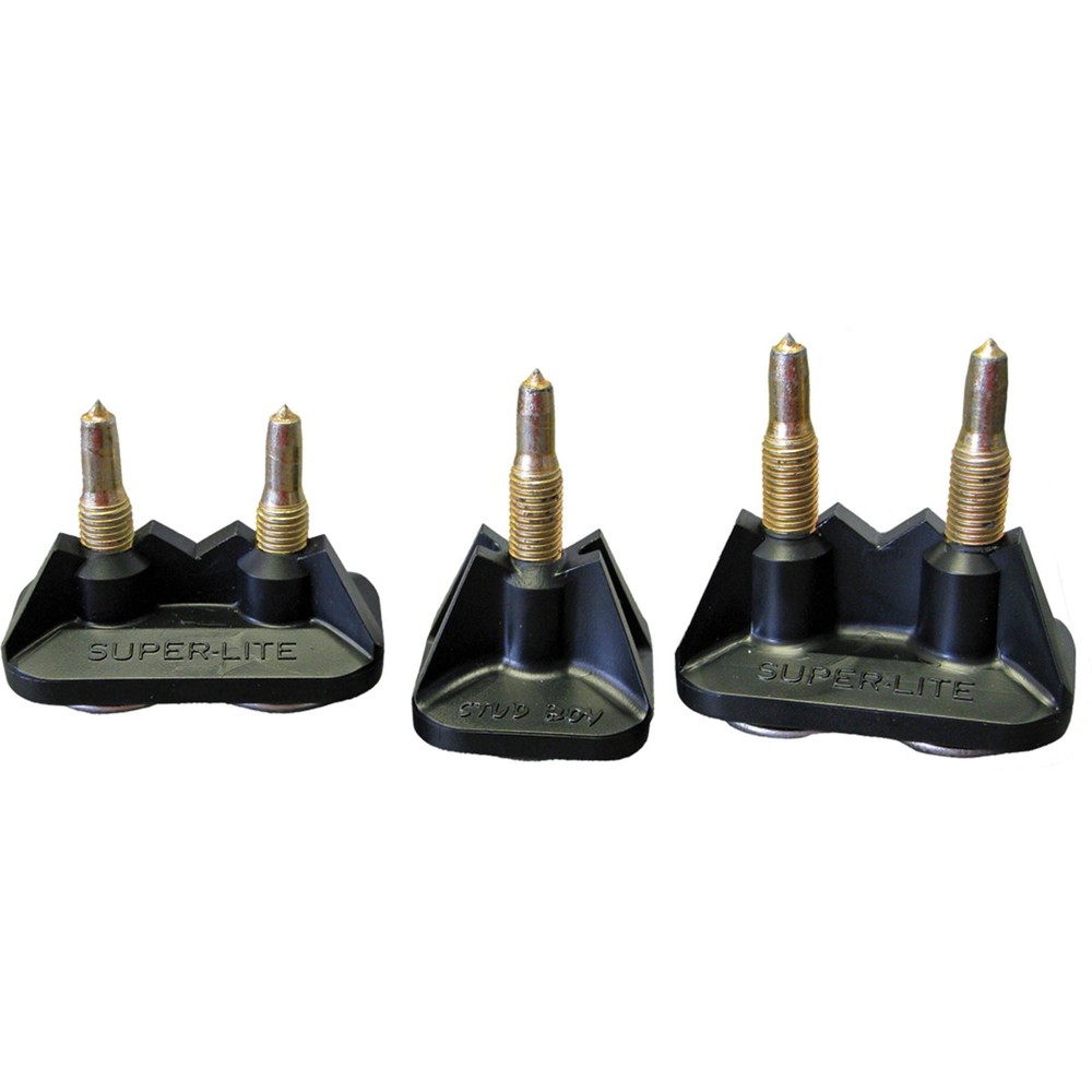 Stud Boy Super-Lite Pro Series Double Backers 0.75" - 48/Pack Black 2512-P2-BLK