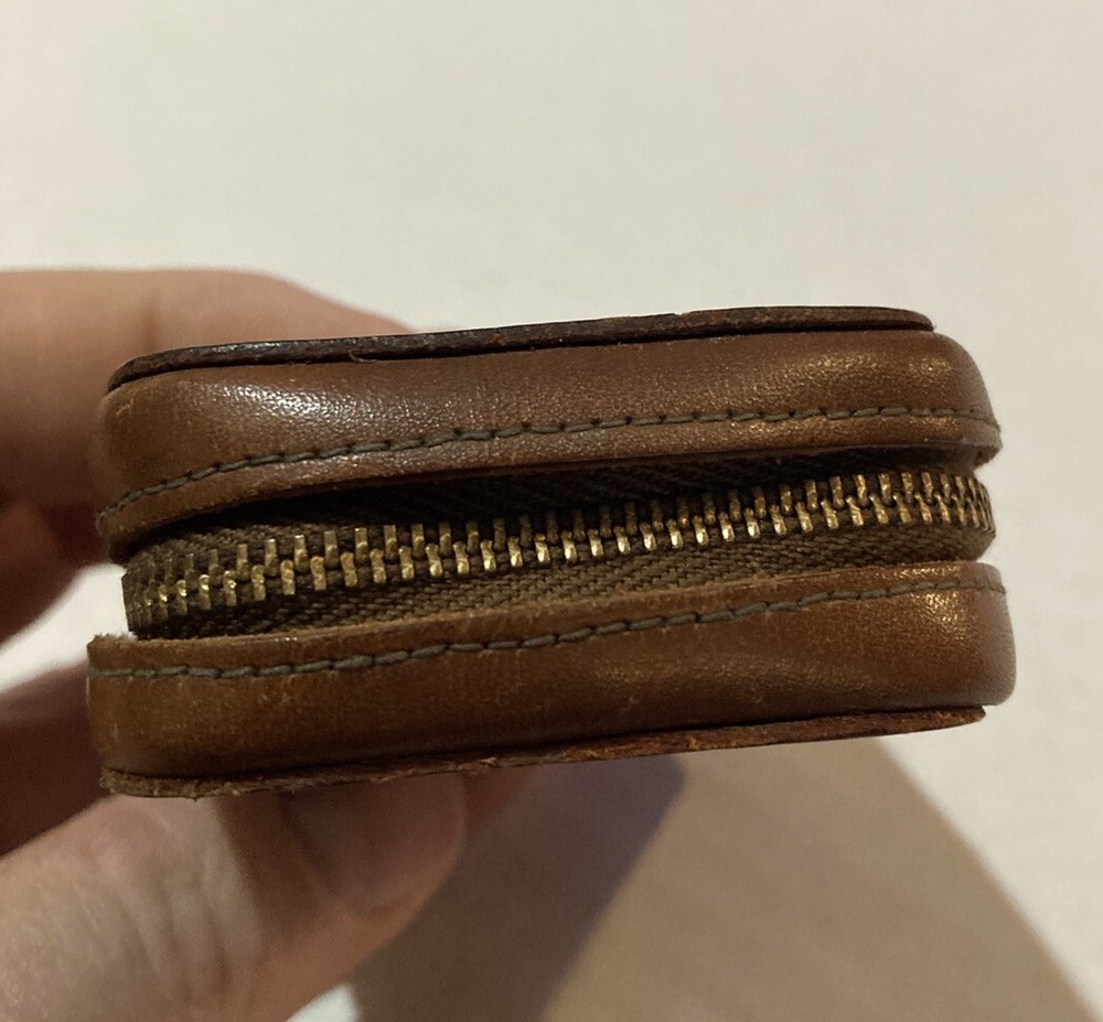 Vintage Rogerpak Dispensing Cigarette Holder Case Leather