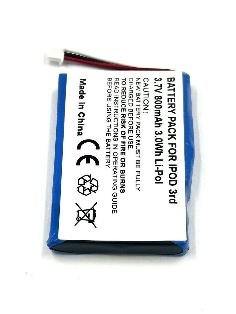 Replacement Battery For Apple iPod 3rd Generation Classic 616-0159 A1040 3 Gen