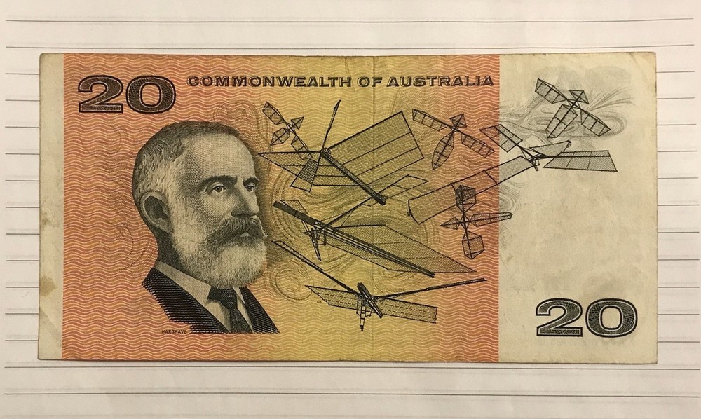 Australia 20 Dollars 1966-72 P-41a VF