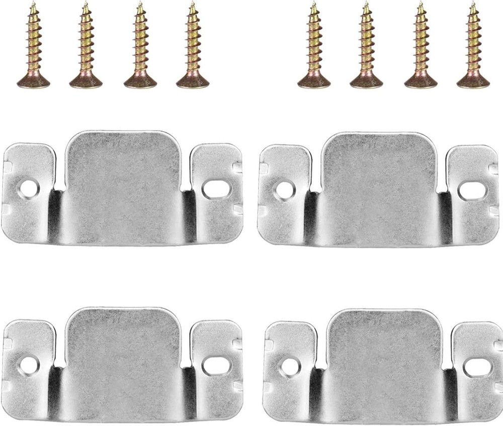 Mudder Universal Sofa Connector Bracket, 4 Pieces Stainless Steel