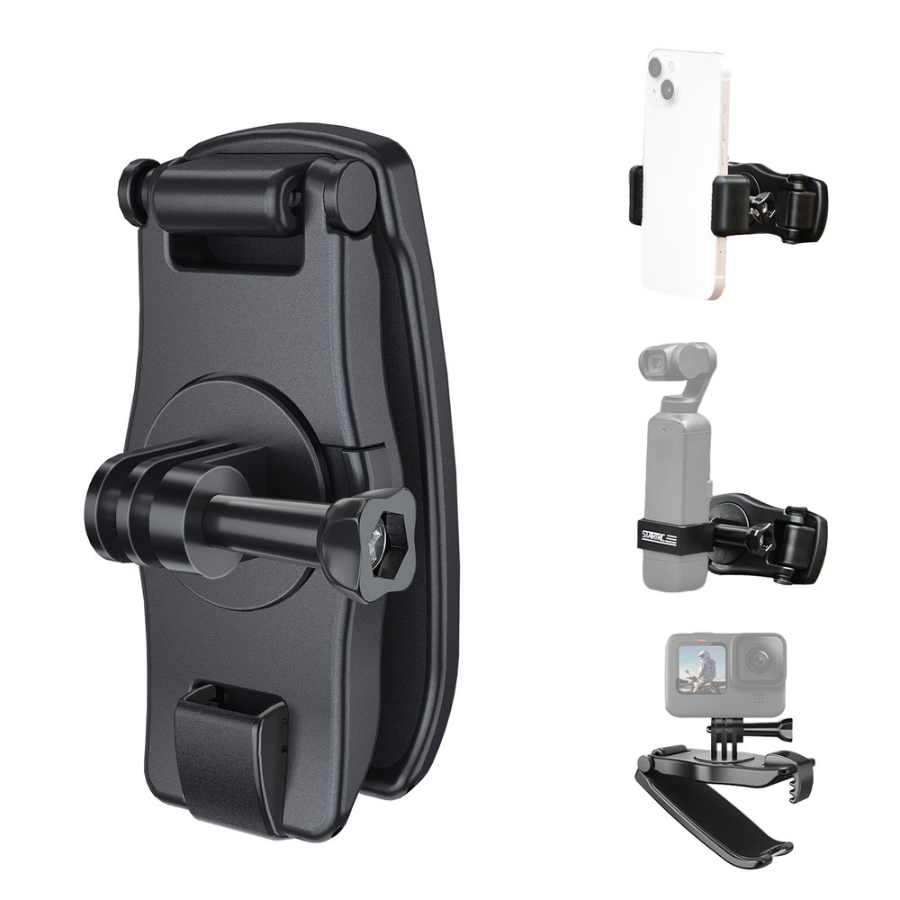 Backpack Camera Mount Strap Clip Mount Quick Release 360°Rotatable With