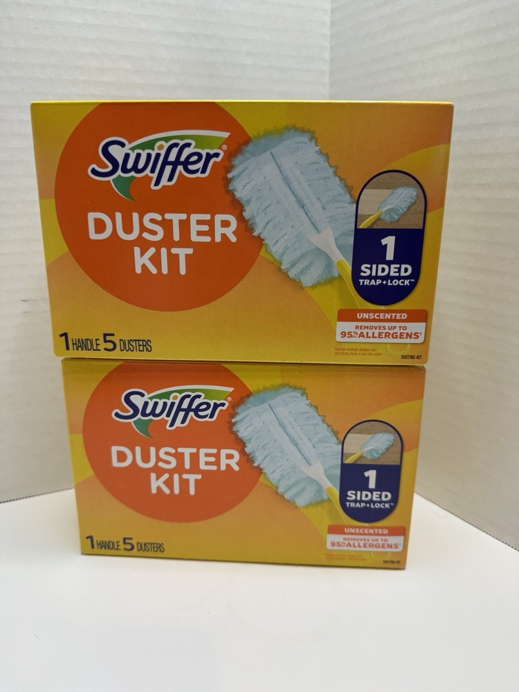 Swiffer Duster Kit Includes 1 Handle + 5 Dusters NIB