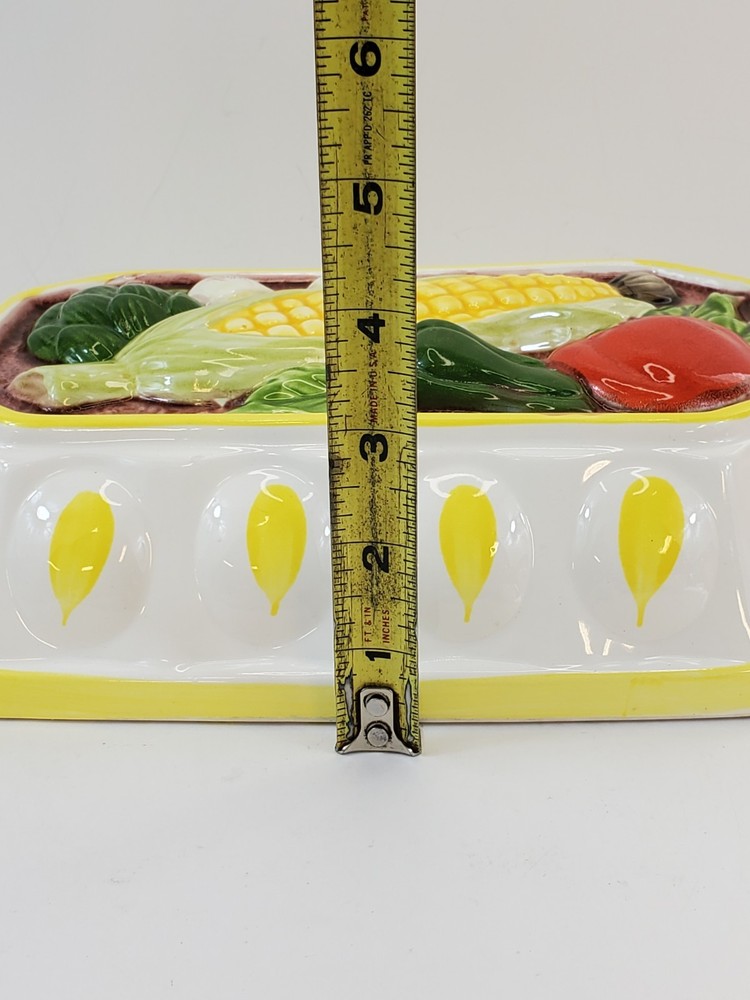 Wall Hanging Baking Jello Mold Corn Cob Veggies Ceramic Sigma Taste Setter