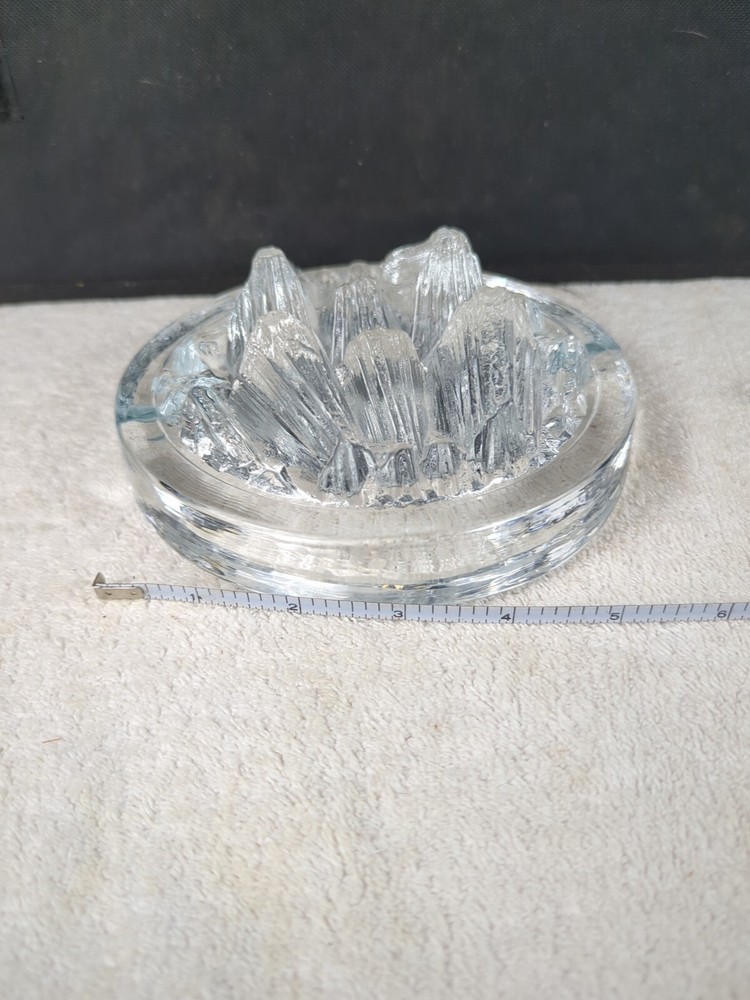 Ice Like Sculpture Exquisite Ashtray Vintage