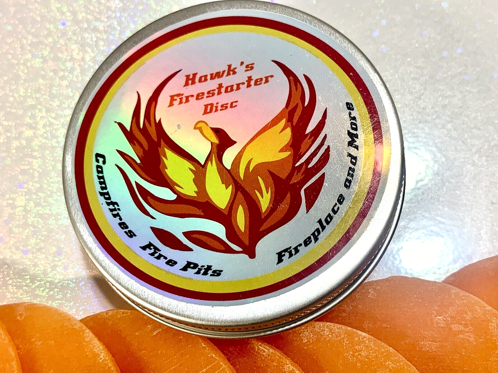 Hawk's Fire Starters Burns up to 8 min or longer each disc/7