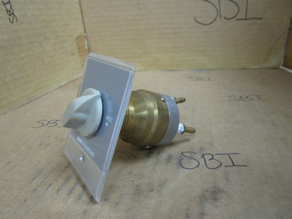 Powers Selector Switch 786-0500 7860500 018625 Used