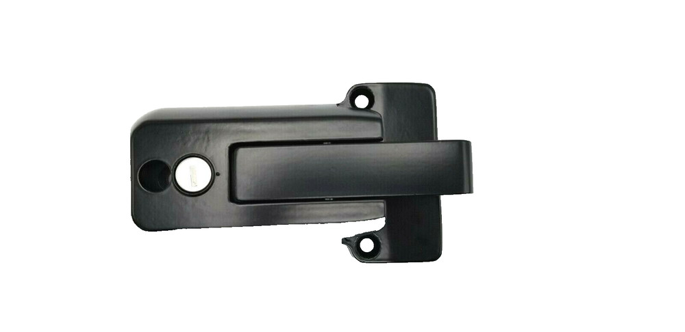 2- KEYED ALIKE Black Locking Cargo Trailer Cambar Door Latch Vise Lock Cam Bar