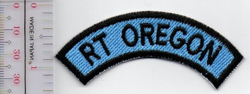 US Army  Rt Oregon Patch tab NO TARIFF