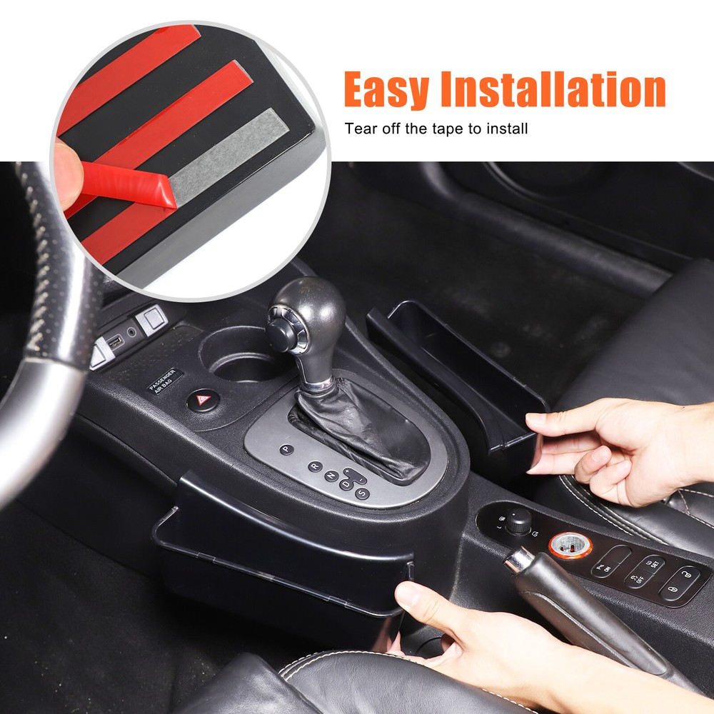 Gear Shift Console Both Side Storage Box Tray For Seat Leon 2008-2012