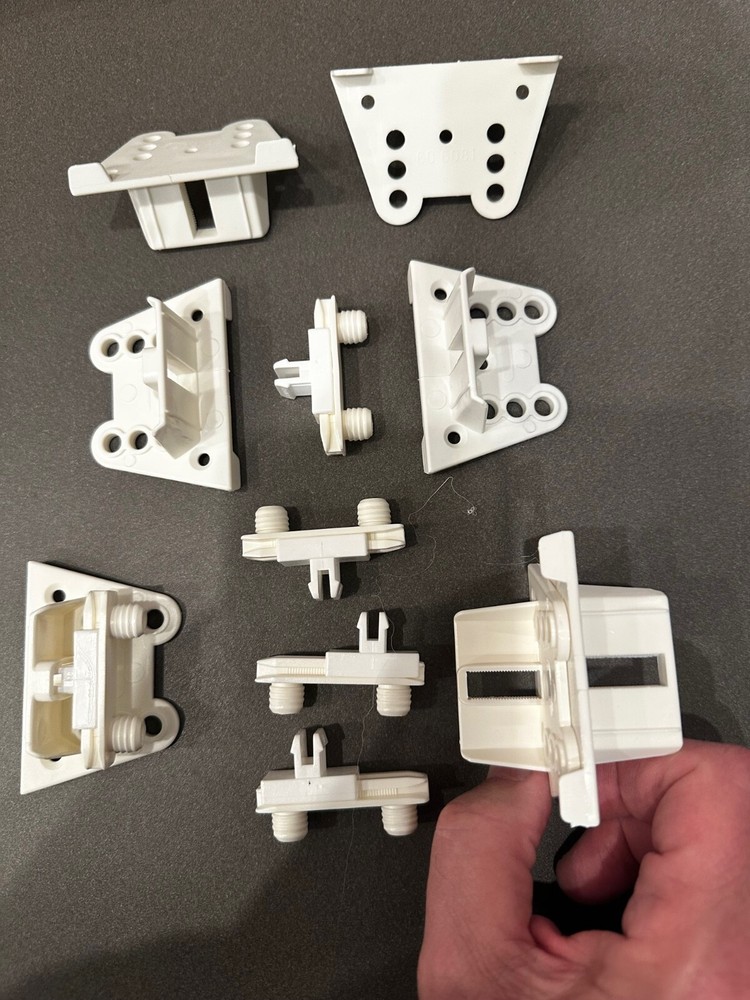 Adjustable Fixing Bracket - Pre-Mounted Richelieu Hardware 60609030  (QTY - 10)