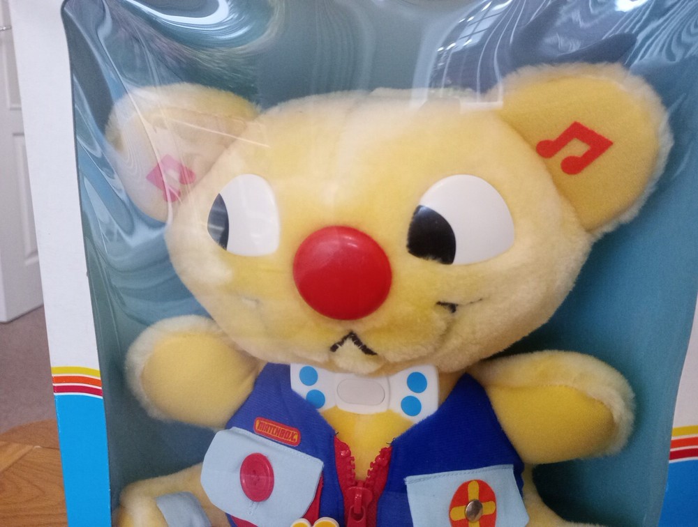 Matchbox Learning Bear LL6000 Vintage BNIB. Soft Activity Bear. 1986