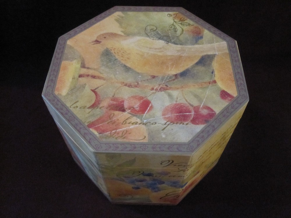 Set/3pc. Brenda Walton Octagon Nesting Boxes. Toscana