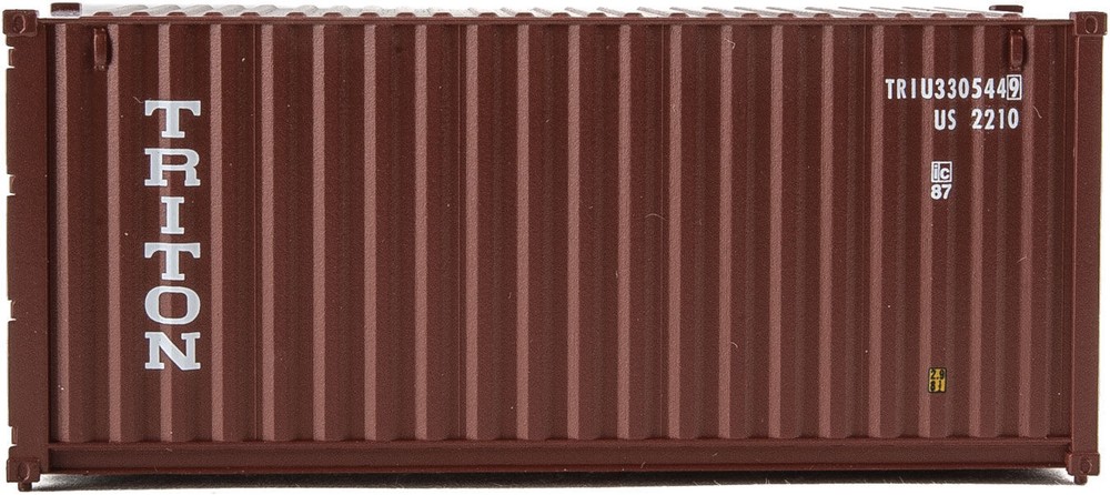 Walthers 20' Corrugated Container Triton HO Scale