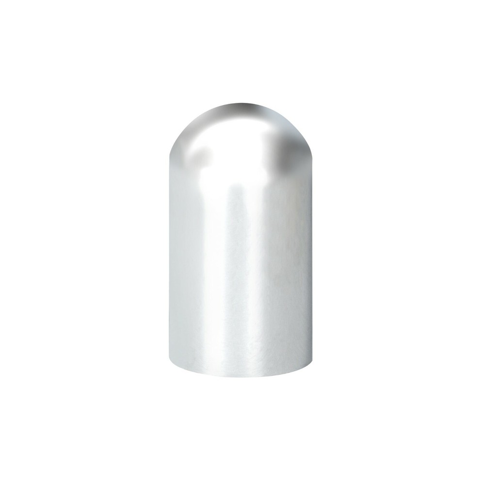 (Set/60) Chrome Lug Nut Covers Dome 33mm Thread-On (3-3/4" Tall) 60-Pack