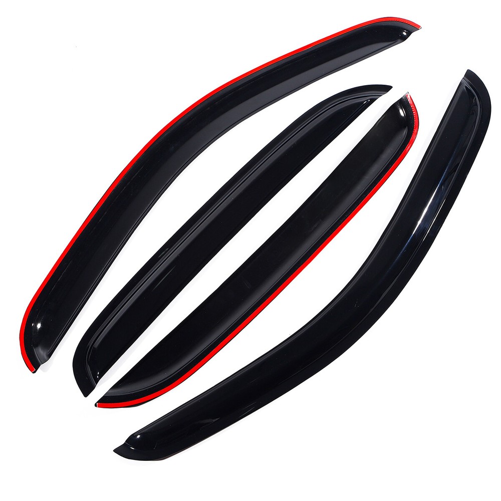 For 07-14 Chevy Silverado 1500 Crew cab Window Visor Rain Deflector Guard 4PCS