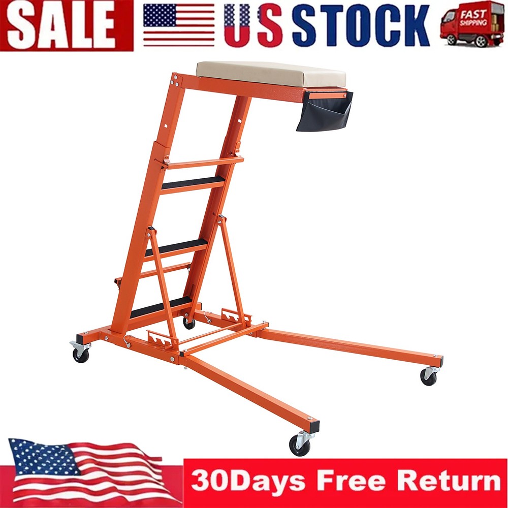 Automotive Engine High Top Creeper Workstation Shop Mechanic Adjustable Height